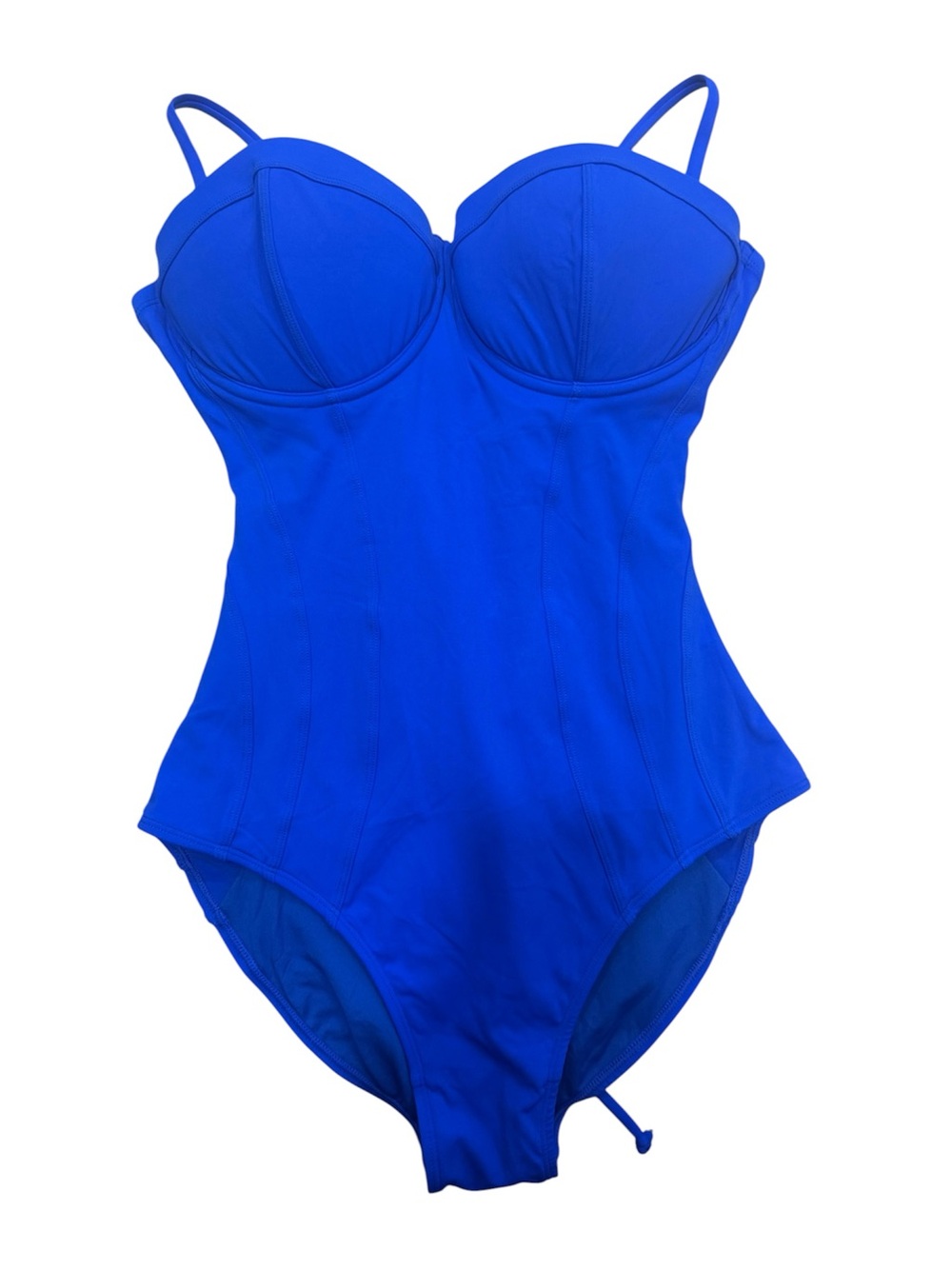 TA3 Blue One-Piece Swimsuit Padded Cup Design D/DD New No Tag